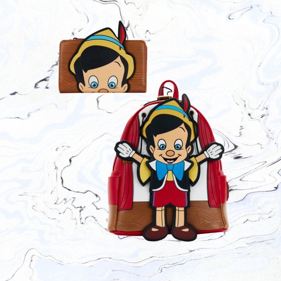 Loungefly Pinocchio‎ Mini Backpack and Wallet main image 4